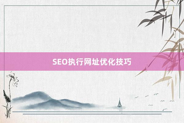 SEO执行网址优化技巧
